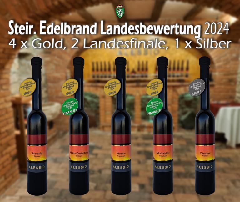 Große Erfolge bei der “Steirischen Edelbrand Landesbewertung 2024