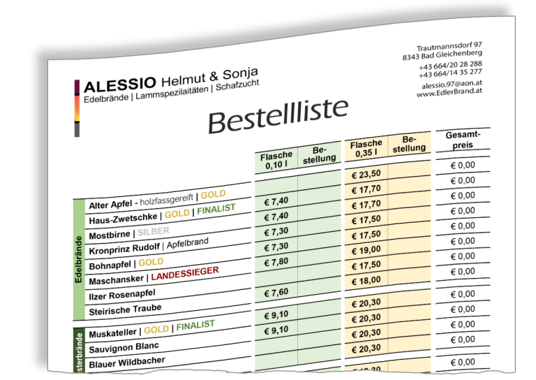 Hier können Sie Ihren Bestellschein downloaden oder ausdrucken!