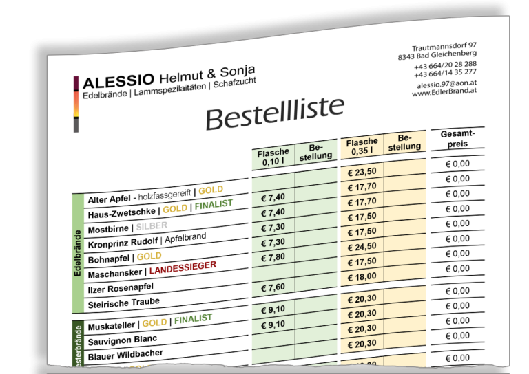 Hier können Sie Ihren Bestellschein downloaden oder ausdrucken!